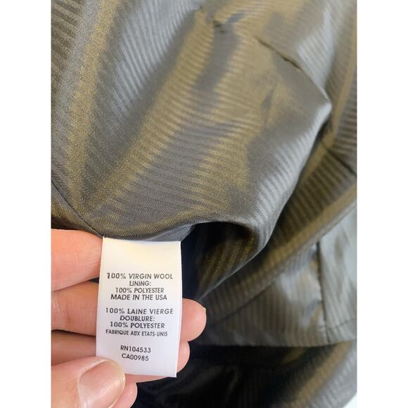 Nanette Lepore Women's Flare and Toggle Wool Coat black 100% virgem Wool 6 - Picture 9 of 10